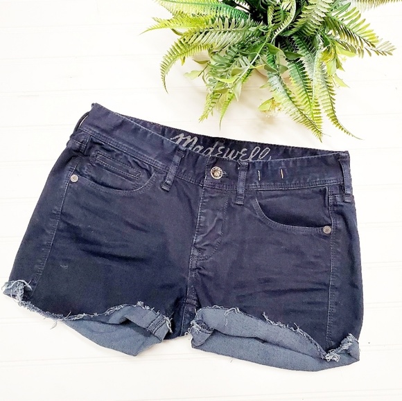 Madewell Pants - 🎉Madewell Dark Denim Jean Shorts🎉